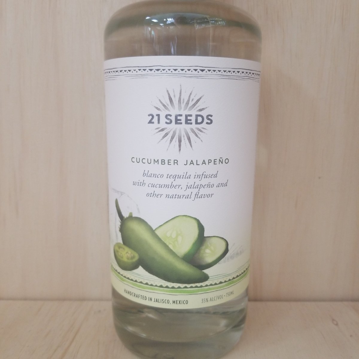 21 Seeds Cucumber Jalapeno Tequila 750ml - Sip & Say