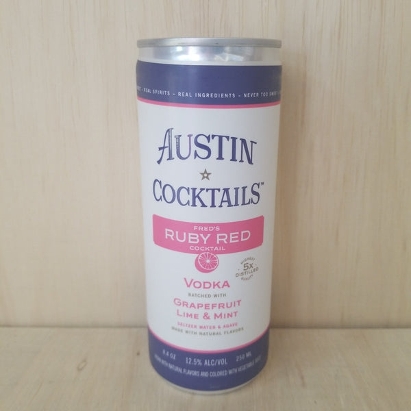 Austin Cocktails Ruby Red Vodka Cocktail 250ml Can Sip & Say