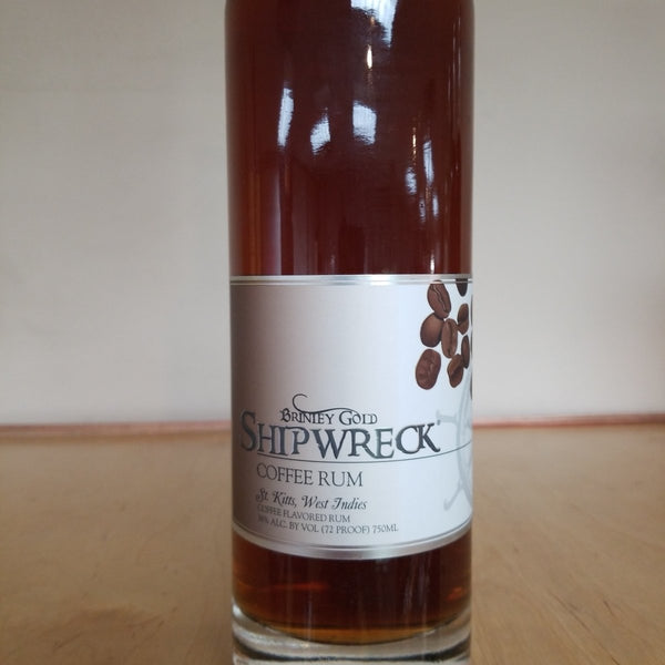 Brinley Gold Shipwreck Coffee Rum 750ml Sip & Say