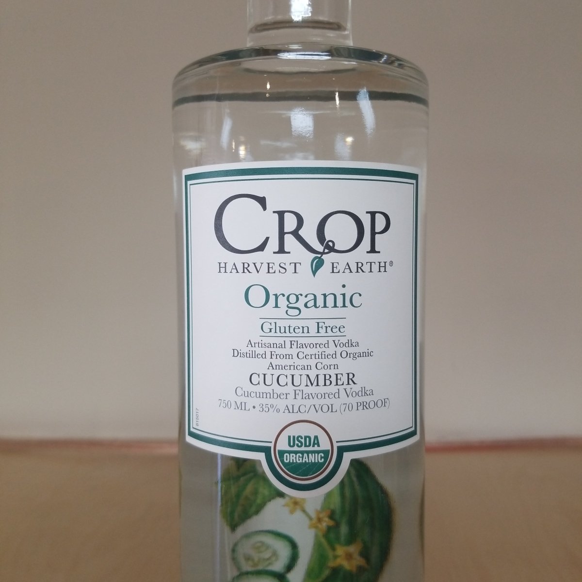 Crop Organic Cucumber Vodka 750ml (Gluten Free) - Sip & Say