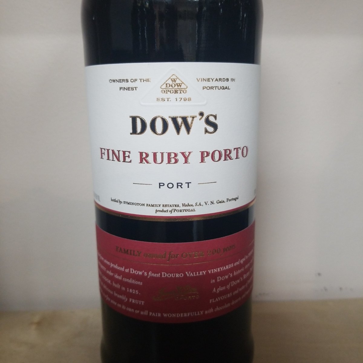 Dows Fine Ruby Port 750ml - Sip &amp; Say