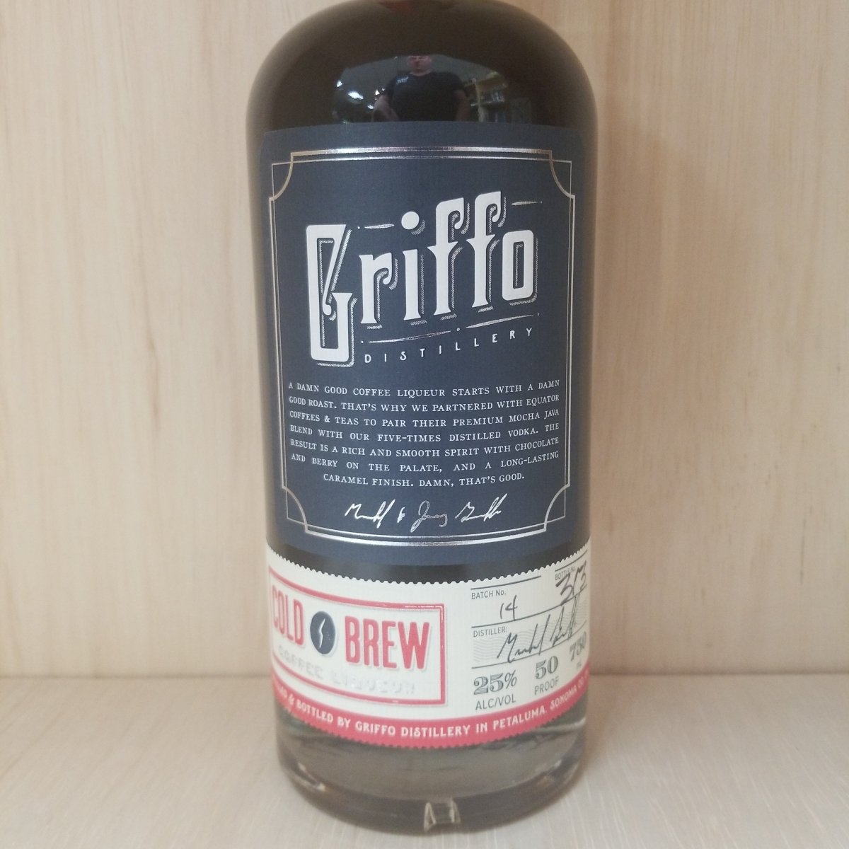 Griffo Cold Brew Coffee Liqueur 750ml - Sip & Say