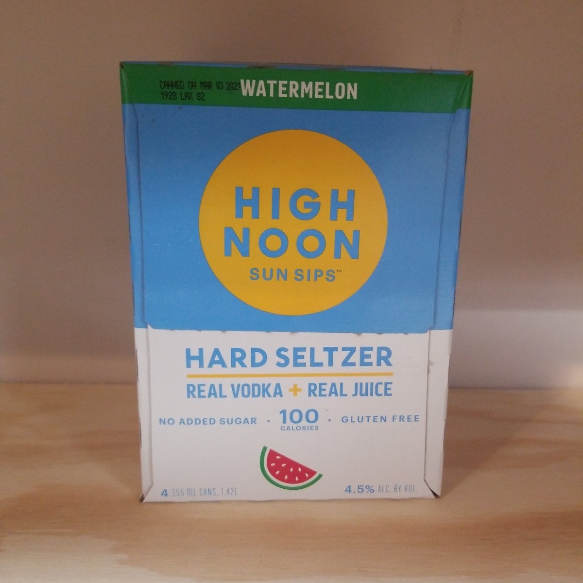 High Noon Watermelon Hard Seltzer 4-Pack 250ml - Sip & Say