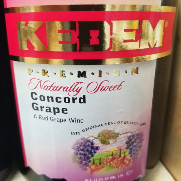 Kesser Concord Grape Mevushal