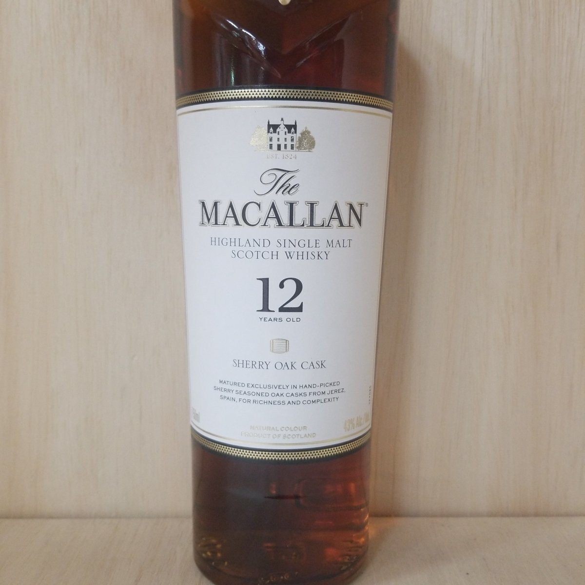 Macallan 12 Year Old Sherry Oak Single Malt Scotch 750ml - Sip & Say