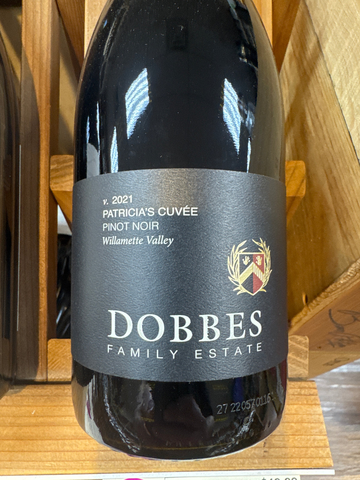 Dobbs Family Patricia's Cuvee Willamette Valley Pinot Noir 2021, 750ml