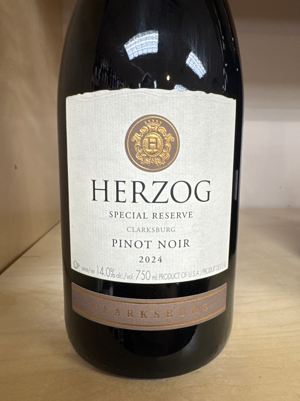 Herzog Special Reserve Clarksburg Pinot Noir 750ml (Kosher for Passover)