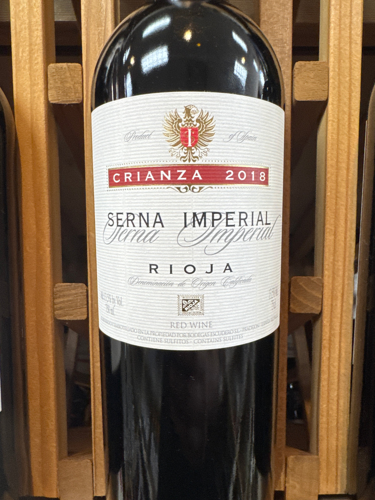 Escudero Serna Rioja Crianza 750ml