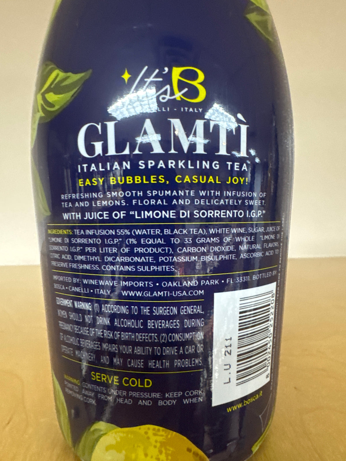 Glamti Sparkling Tea 750ml