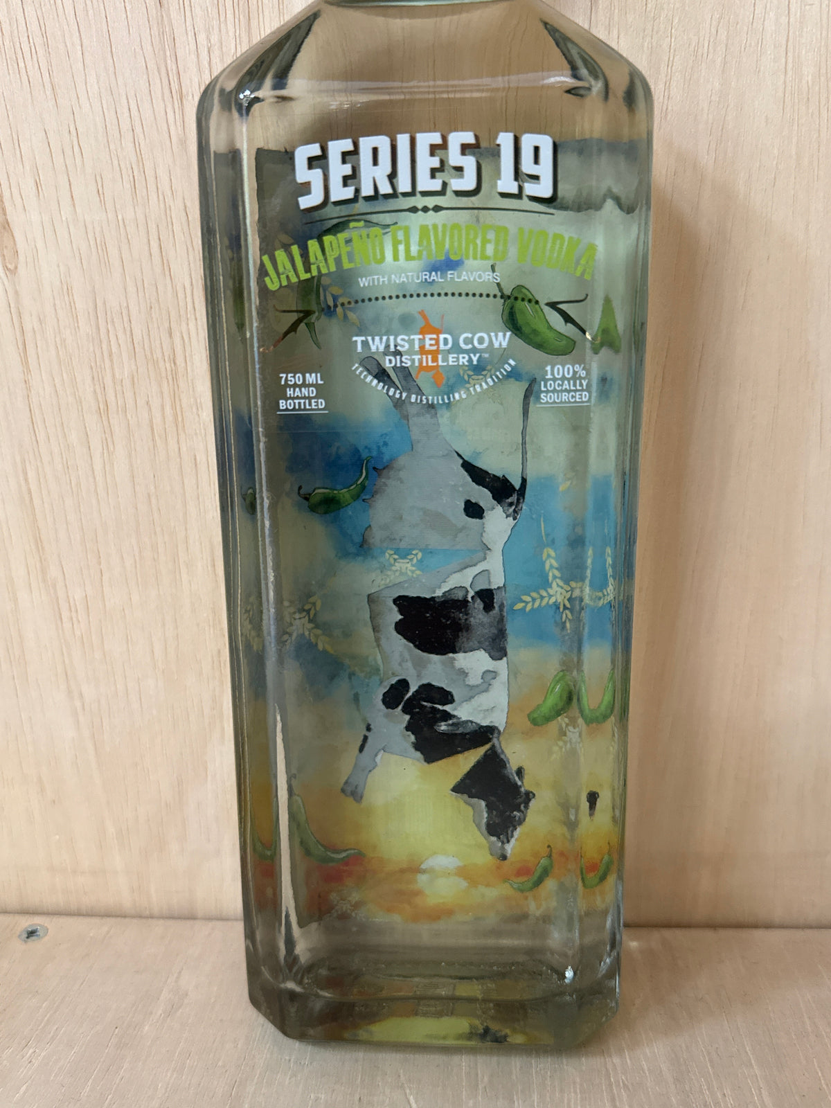 Twisted Cow Wheat Jalapeno Vodka 750ml