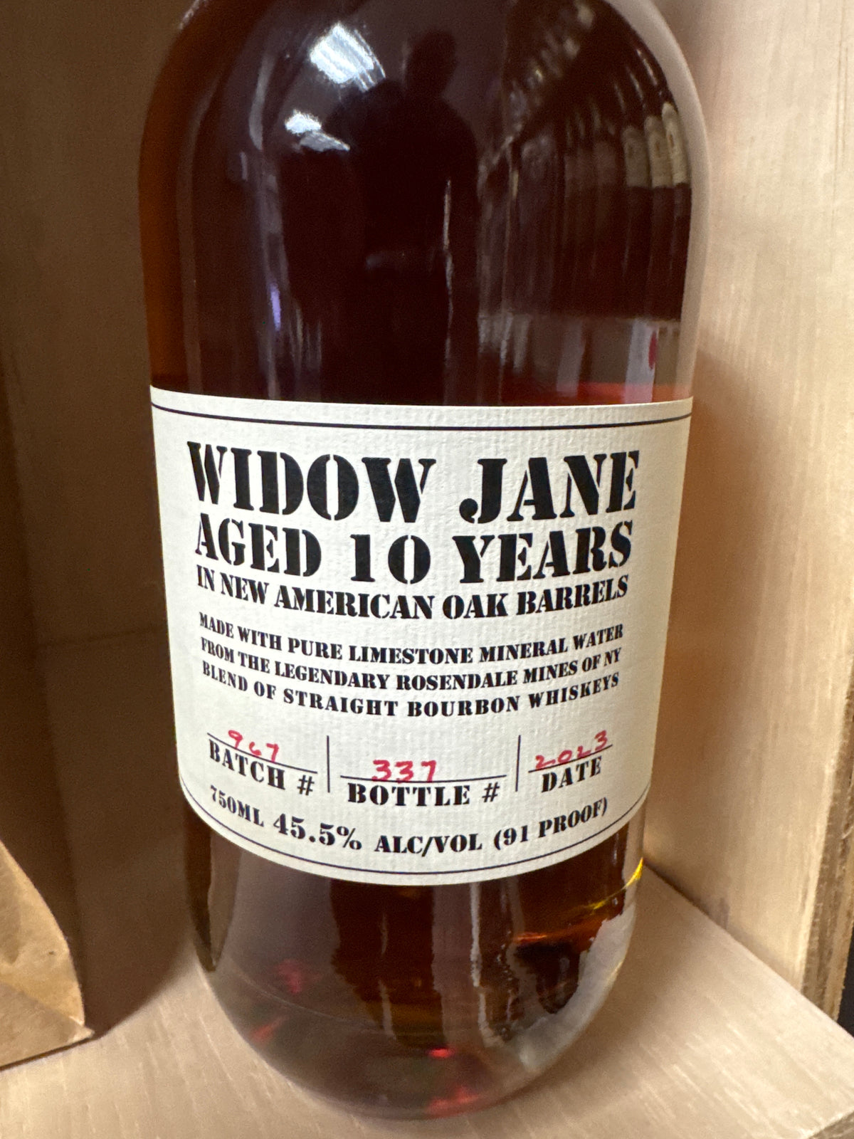 Widow Jane 10 Year Old Bourbon 750ml (Batch 967)