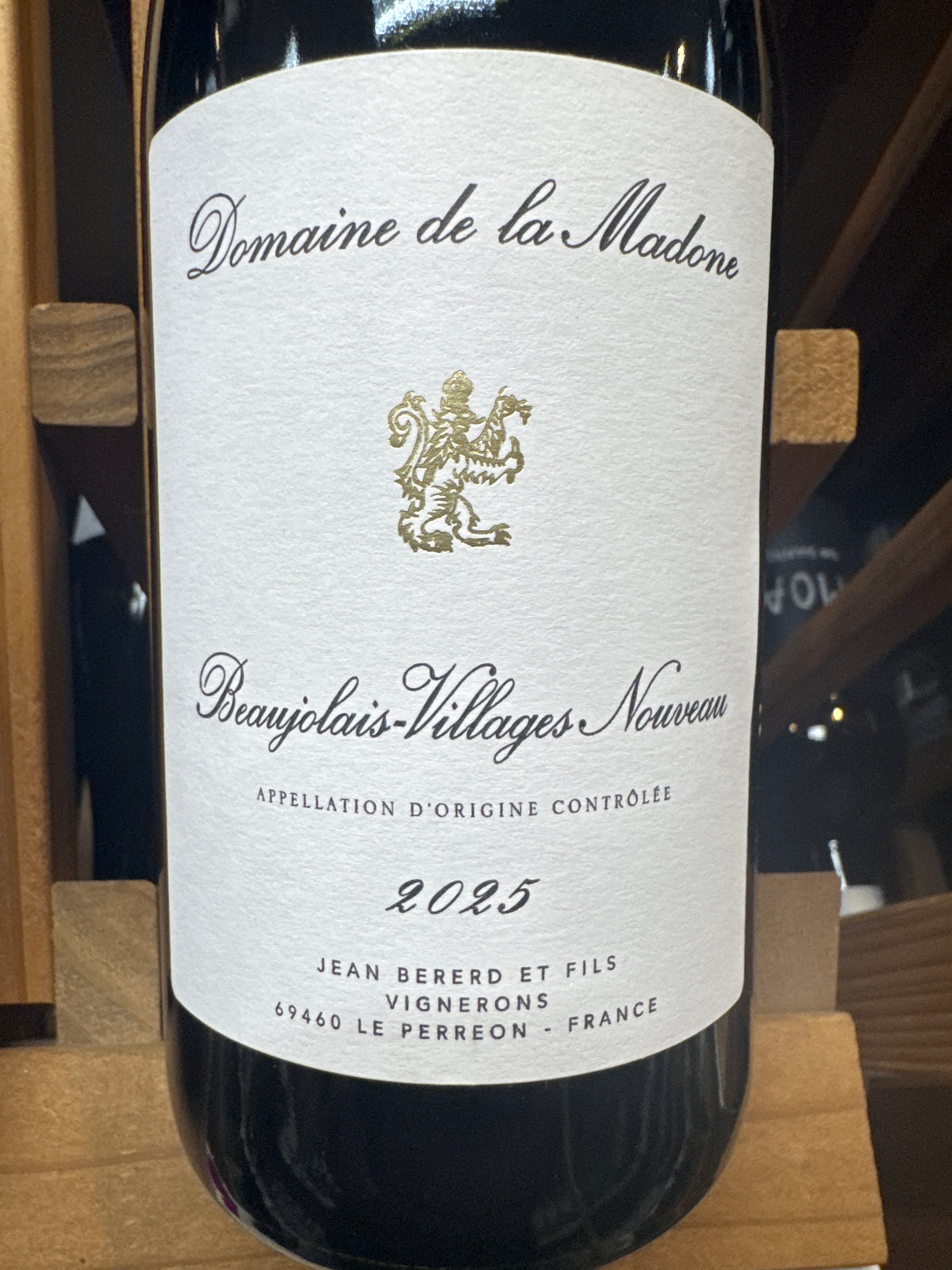 Domaine Madone Beaujolais Nouveau 2025, 750ml
