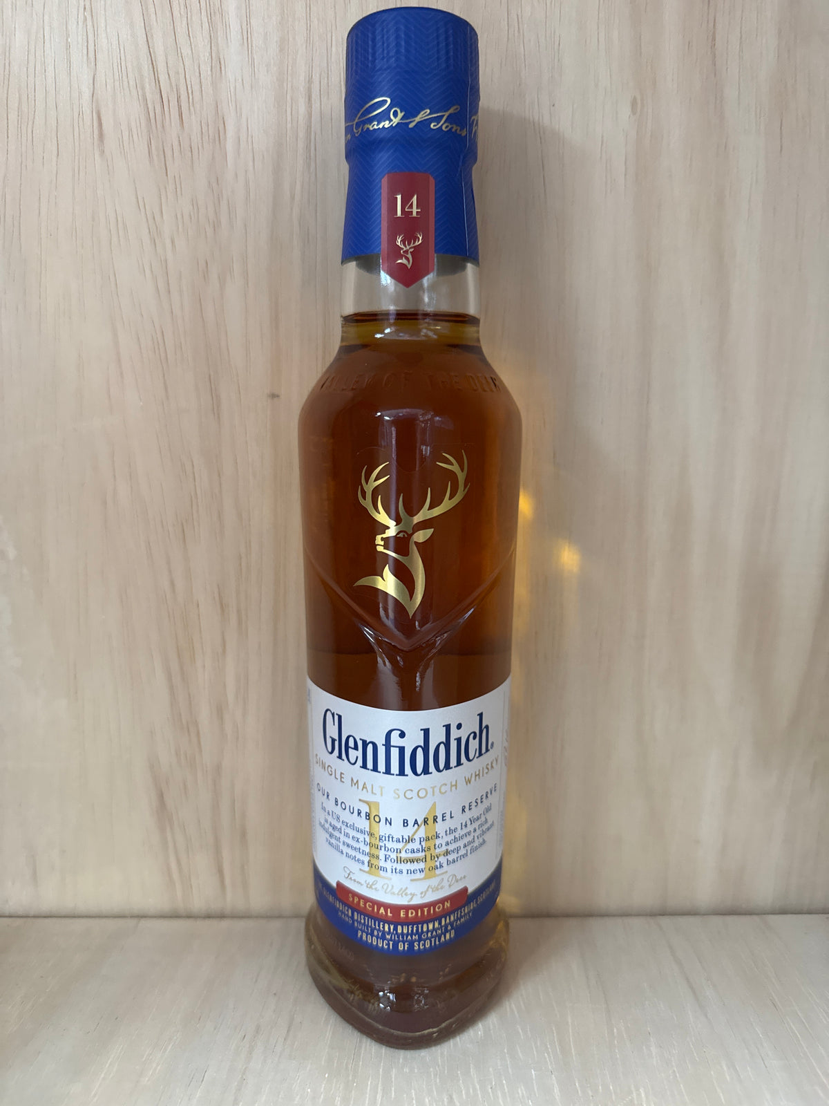 Glenfiddich 14 Year Old Bourbon Barrel Reserve Single Malt Scotch 375ml