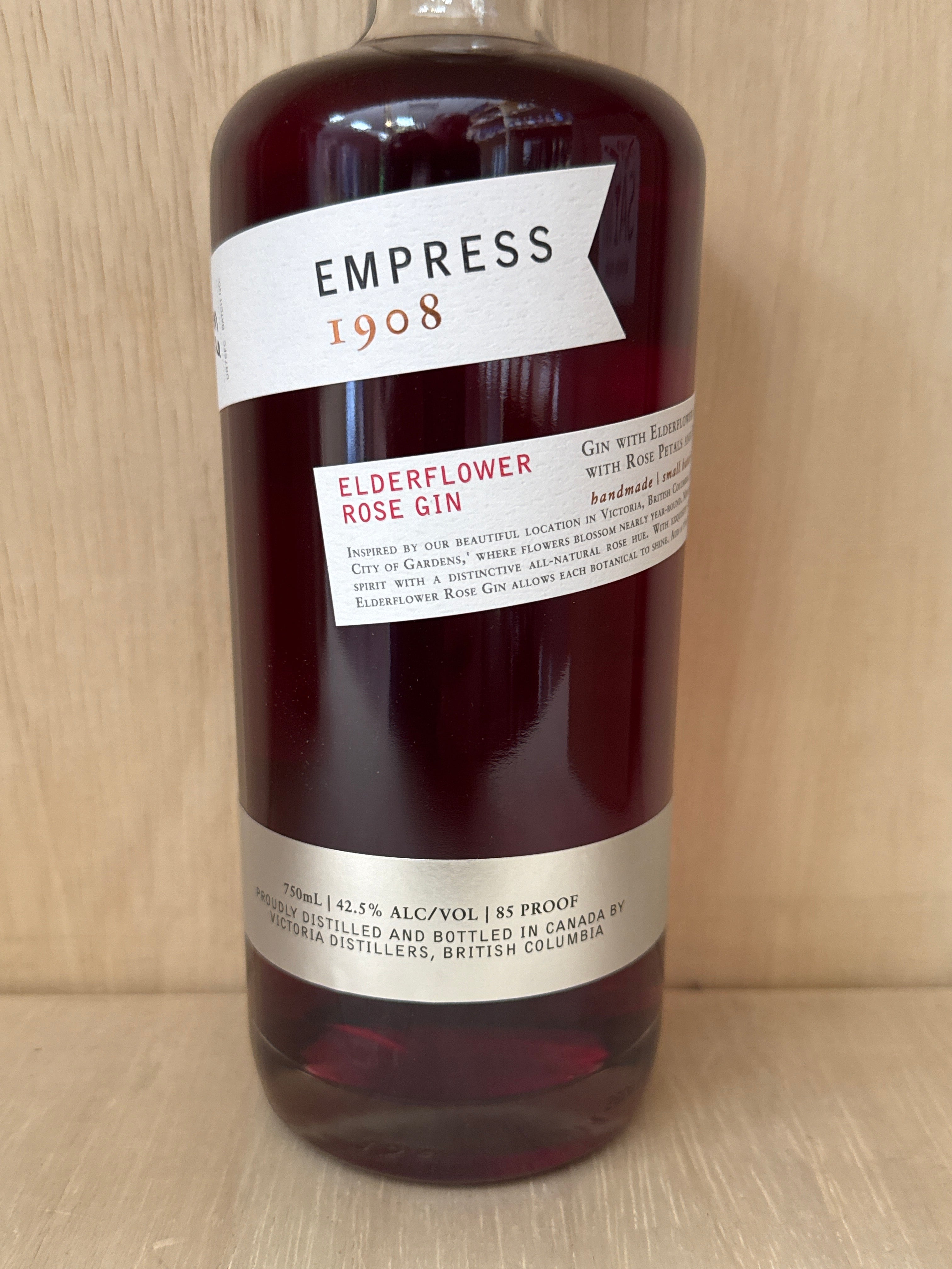 Empress 1908 Elderflower Rose Gin 750ml - Sip & Say