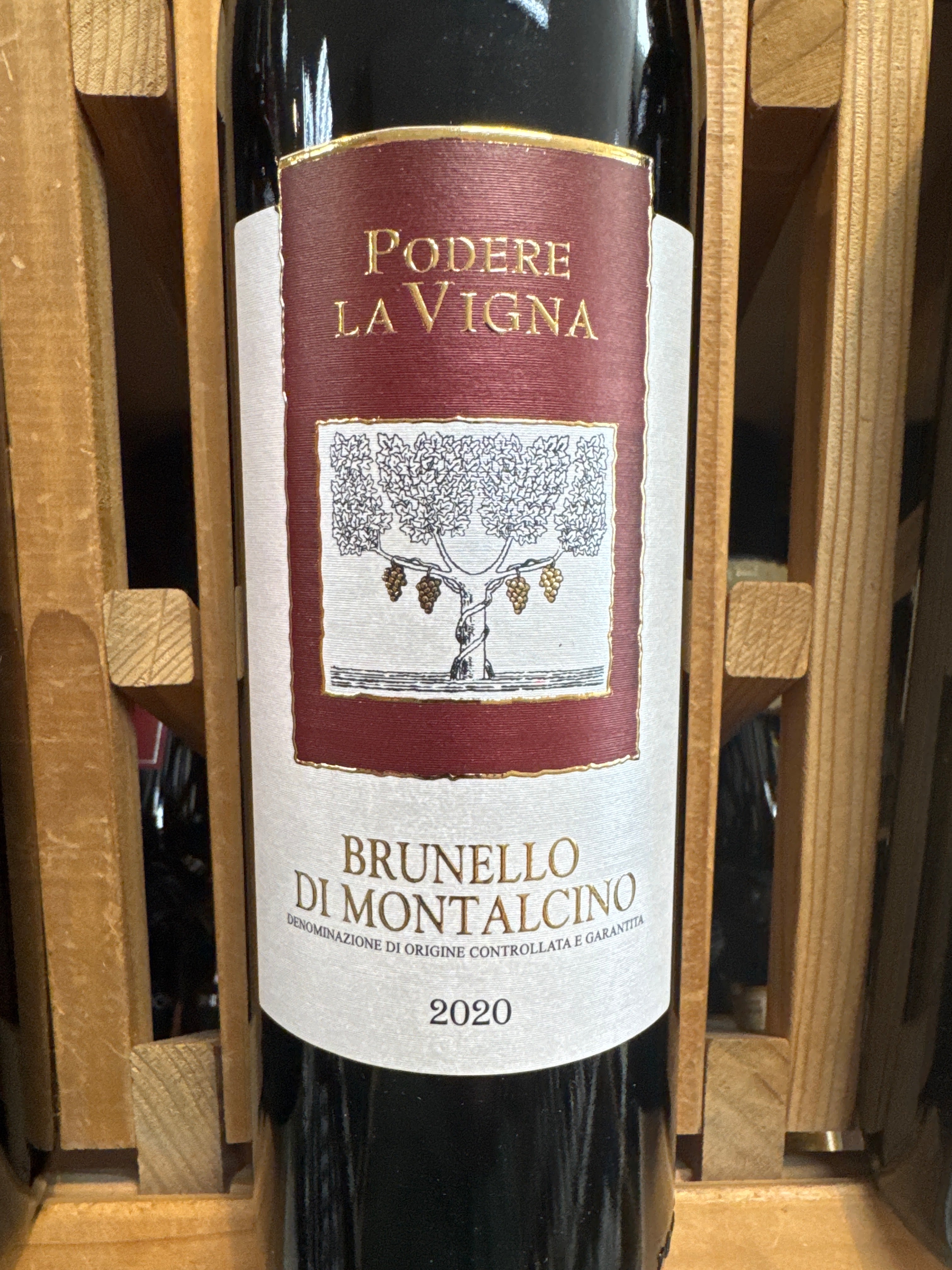 Podere La Vigna Brunello Di Montalcino 2020, 750ml - Sip & Say