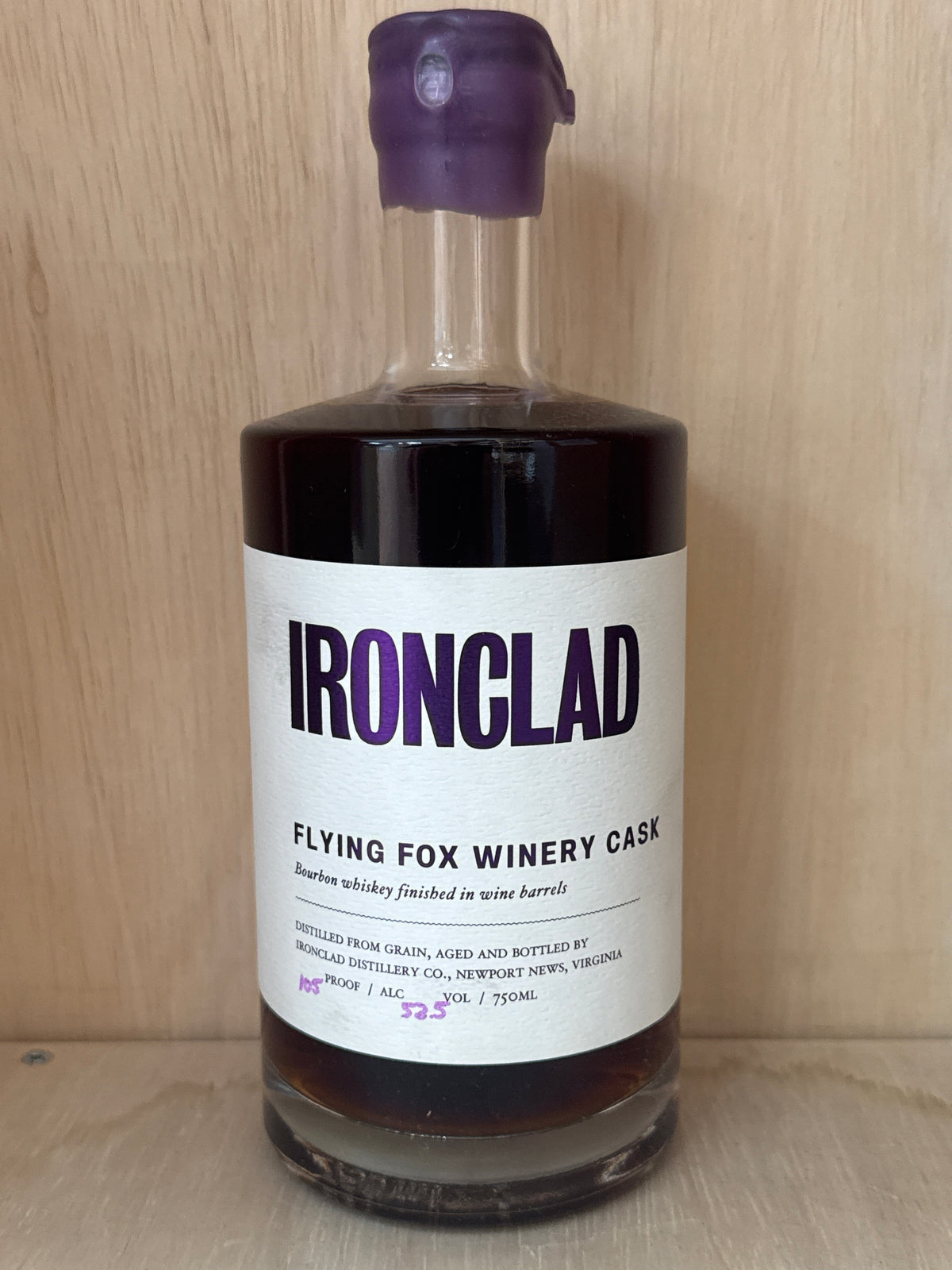 Ironclad Flying Fox Winery Cask Bourbon 750ml
