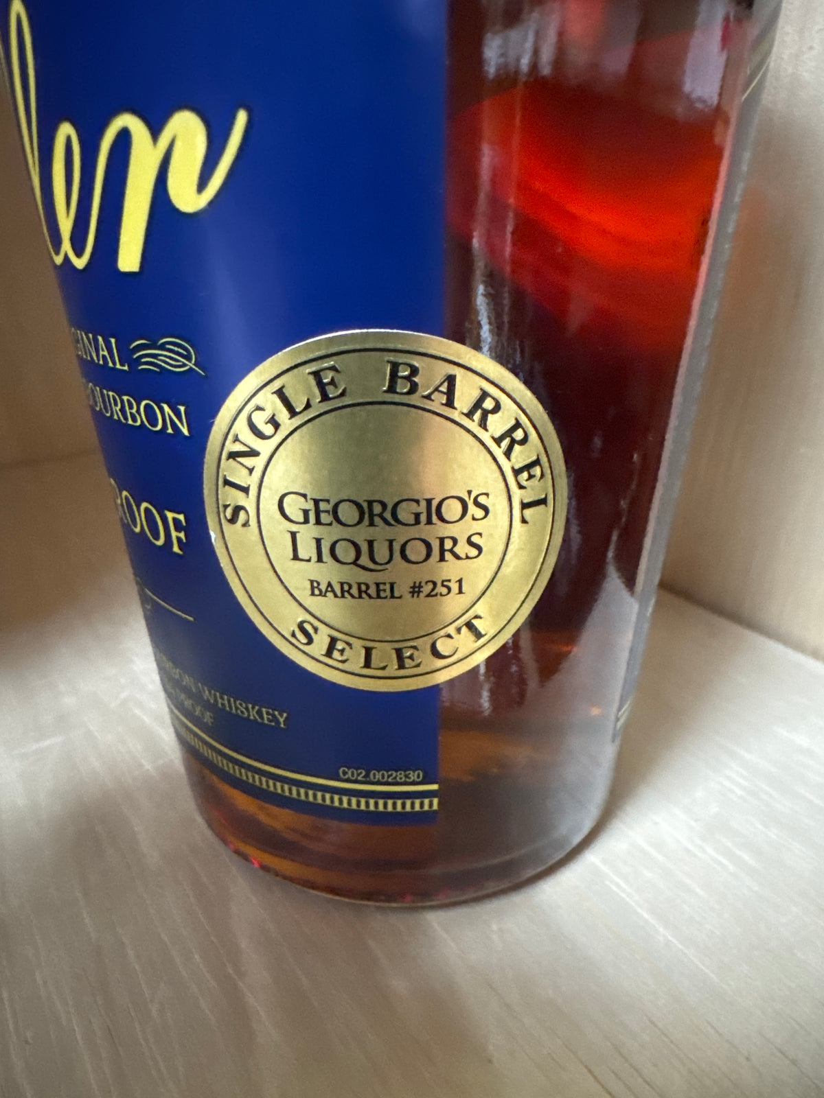 Weller Full Proof 750ml (114 Proof, Store Pick)