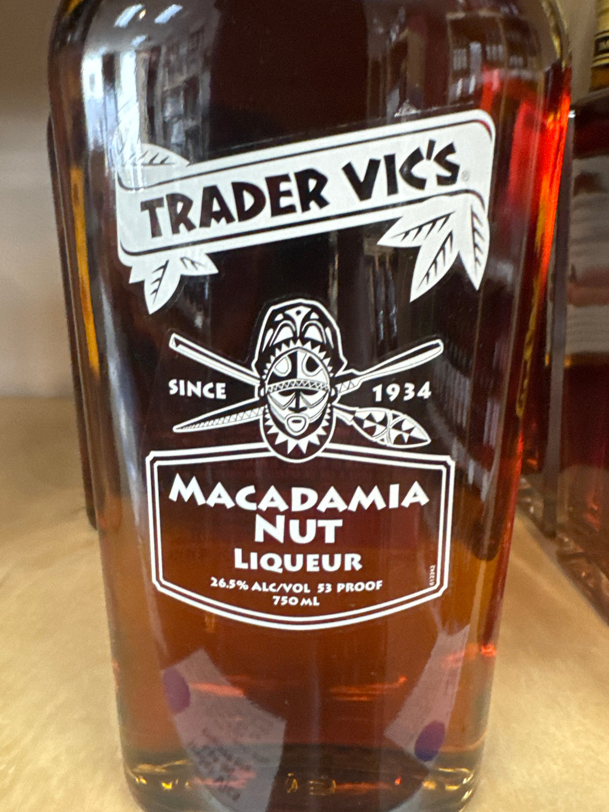 Trader Vic's Macadamia 750ml