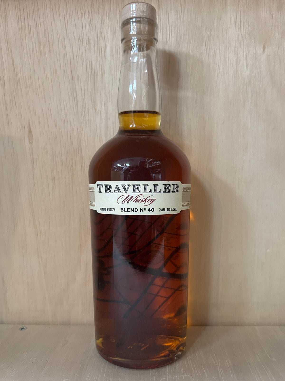 Traveller Whiskey Blend No. 40, 750ml (Perfect for Engraving)