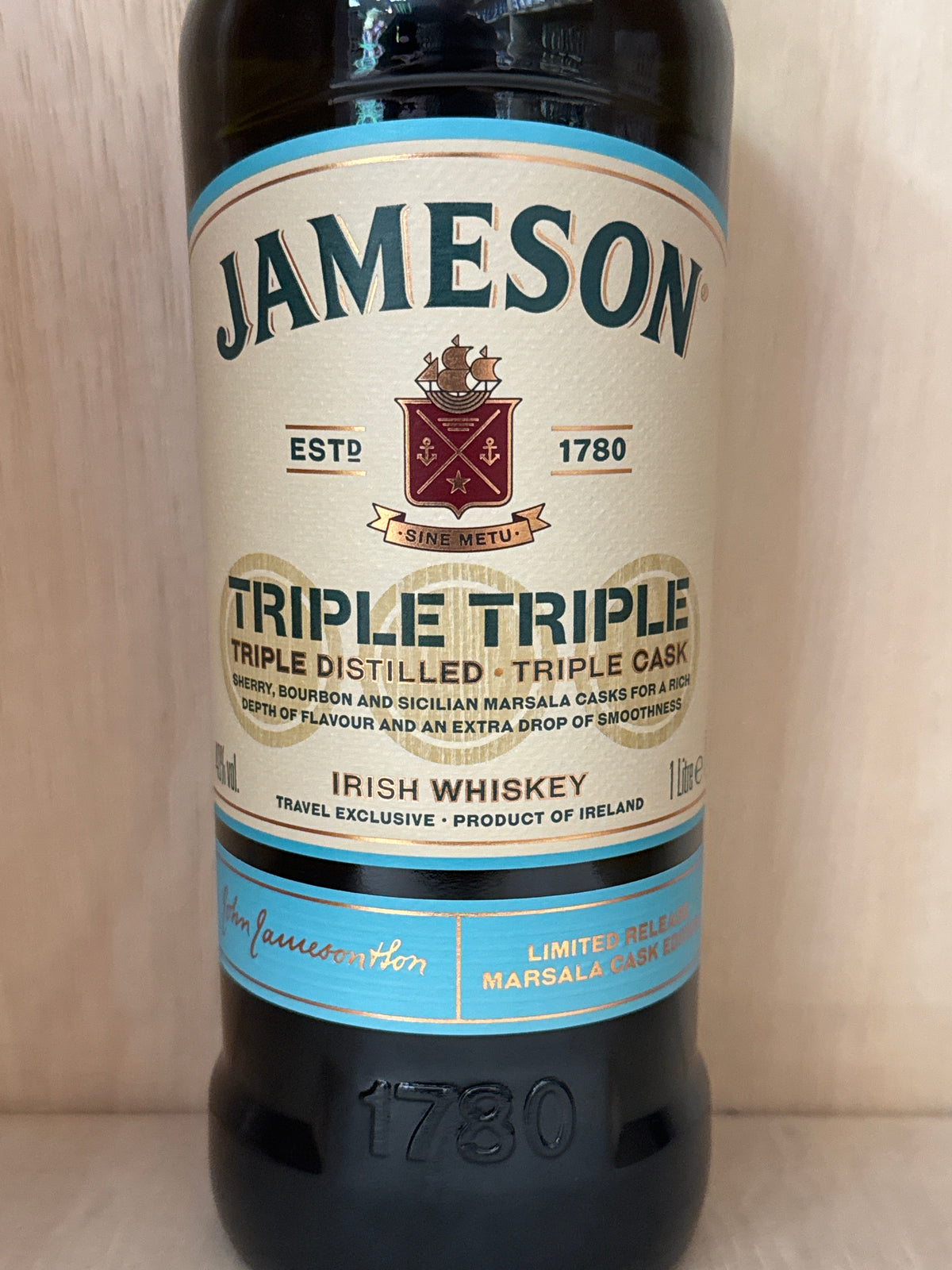 Jameson Triple Triple Marsala Cask Irish Whiskey 1.0L (Rare)