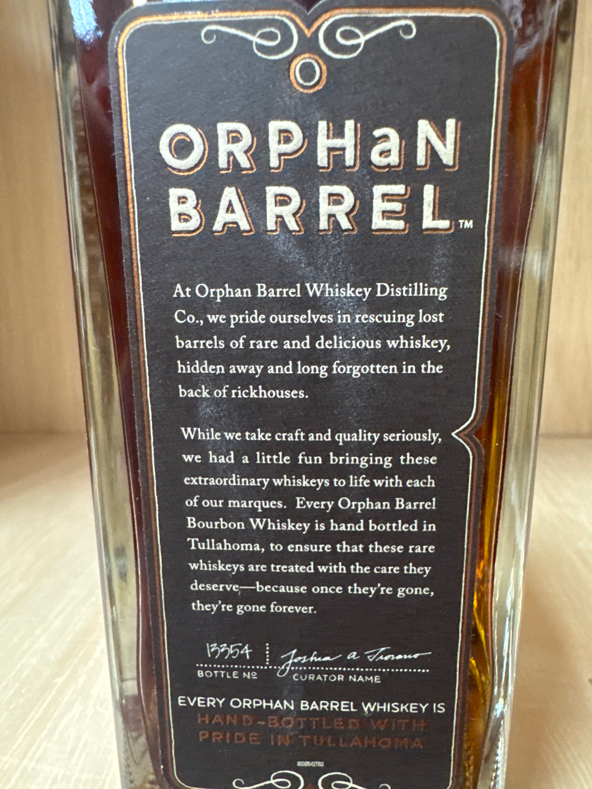 Orphan Barrel Rhetoric 23 Year Old Kentucky Straight Bourbon 750ml