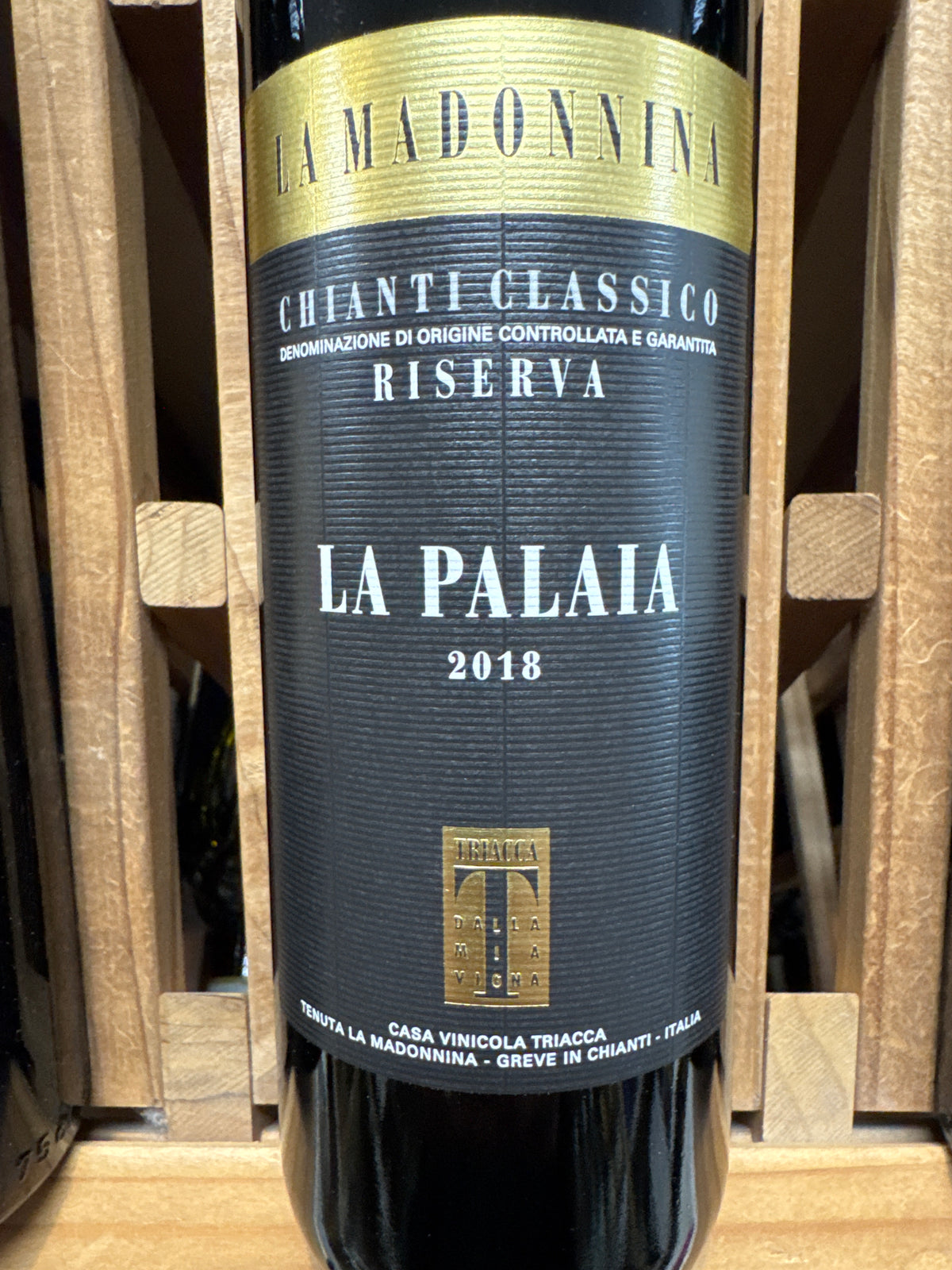 Triacca La Palaia Chianti Classico Riserva 750ml (Better than Ruffino Gold)