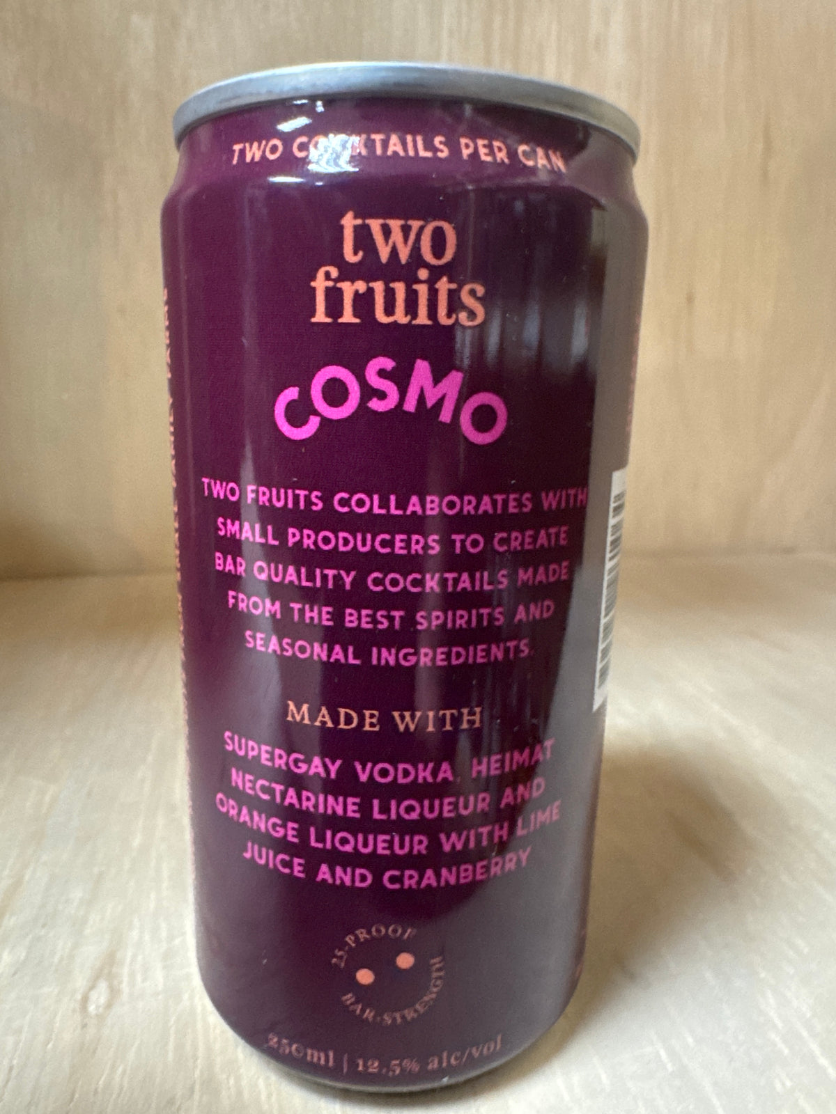 Two Fruits Cosmo Can 250ml (Gluten Free)
