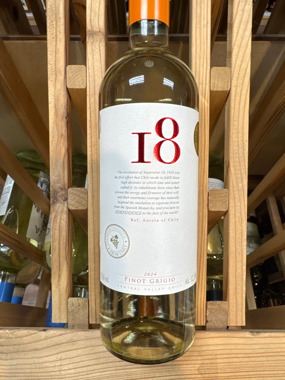 18 Chile Pinot Grigio 750ml