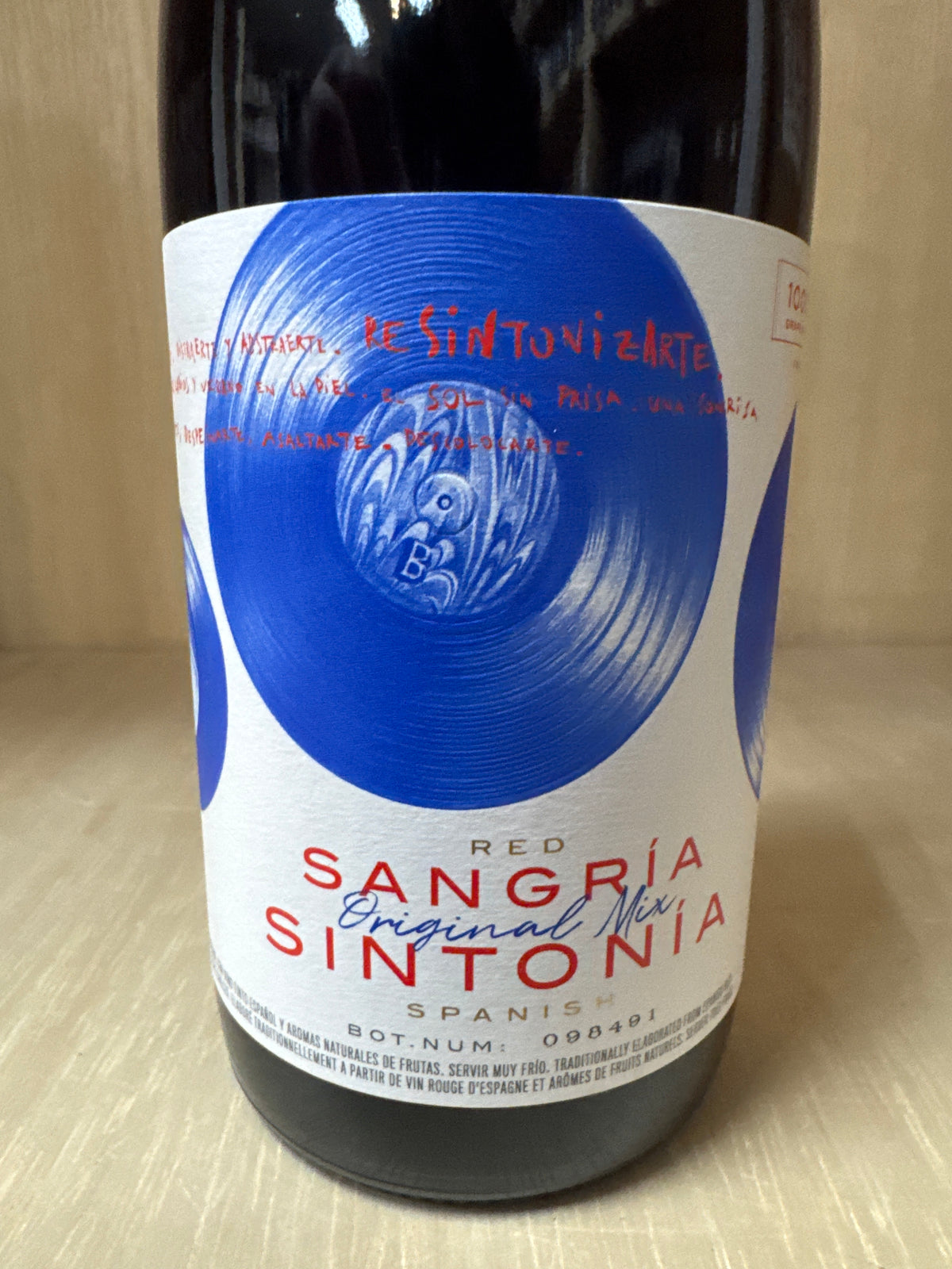 Sintonia Red Sangria 750ml (Kosher for Passover/Mevushal)