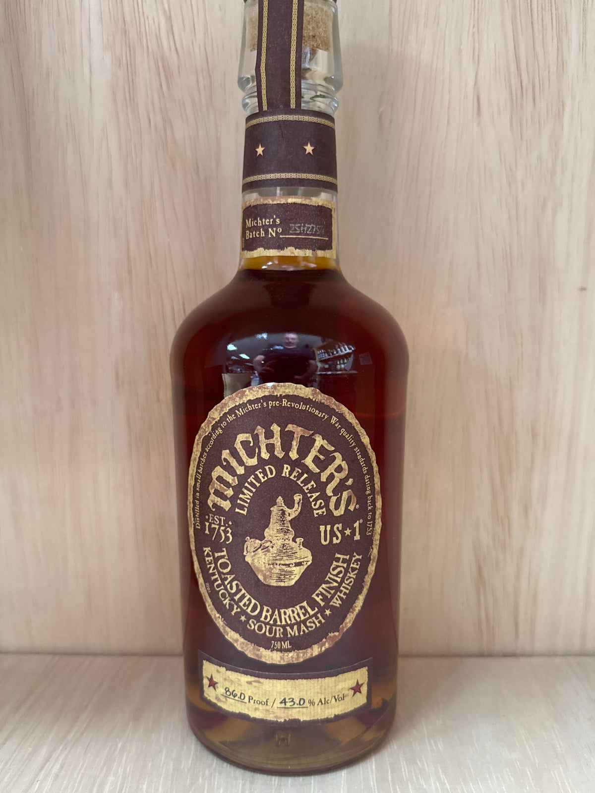 Michter's Toasted Barrel Finish Sour Mash 750ml