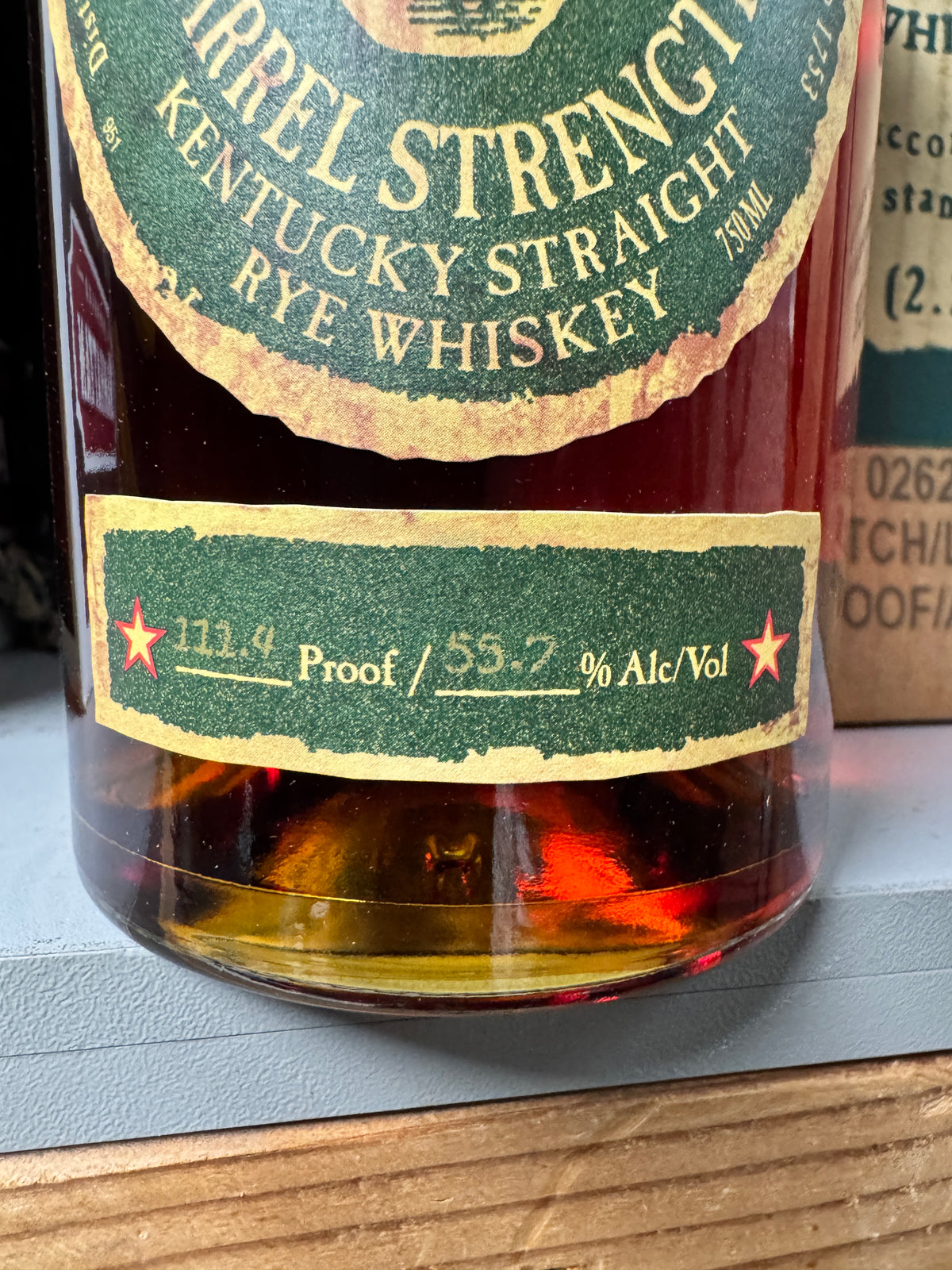 Michter&#39;s Barrel Strength Rye 750ml (111.4 proof, Barrel 23B0622)