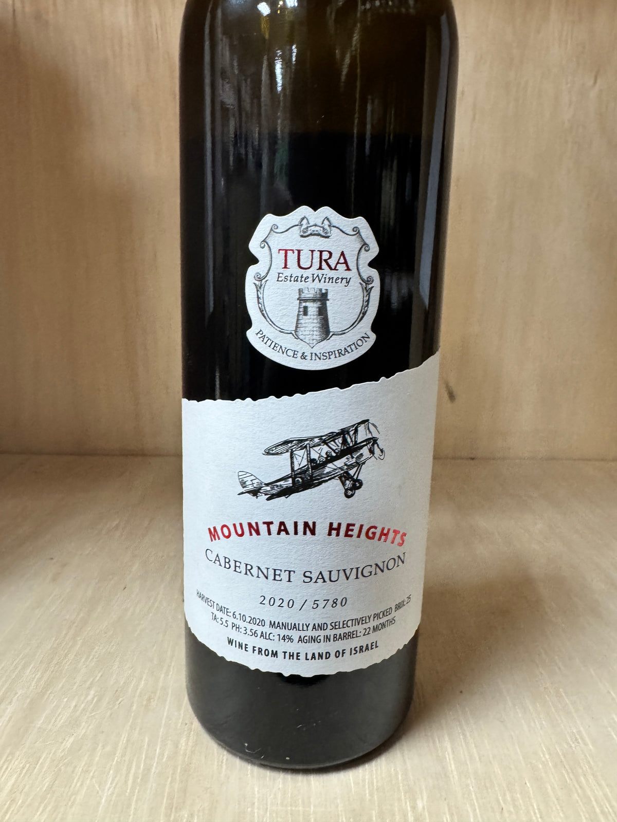 Tura Cabernet Sauvignon 750ml (Kosher for Passover/Mevushal)