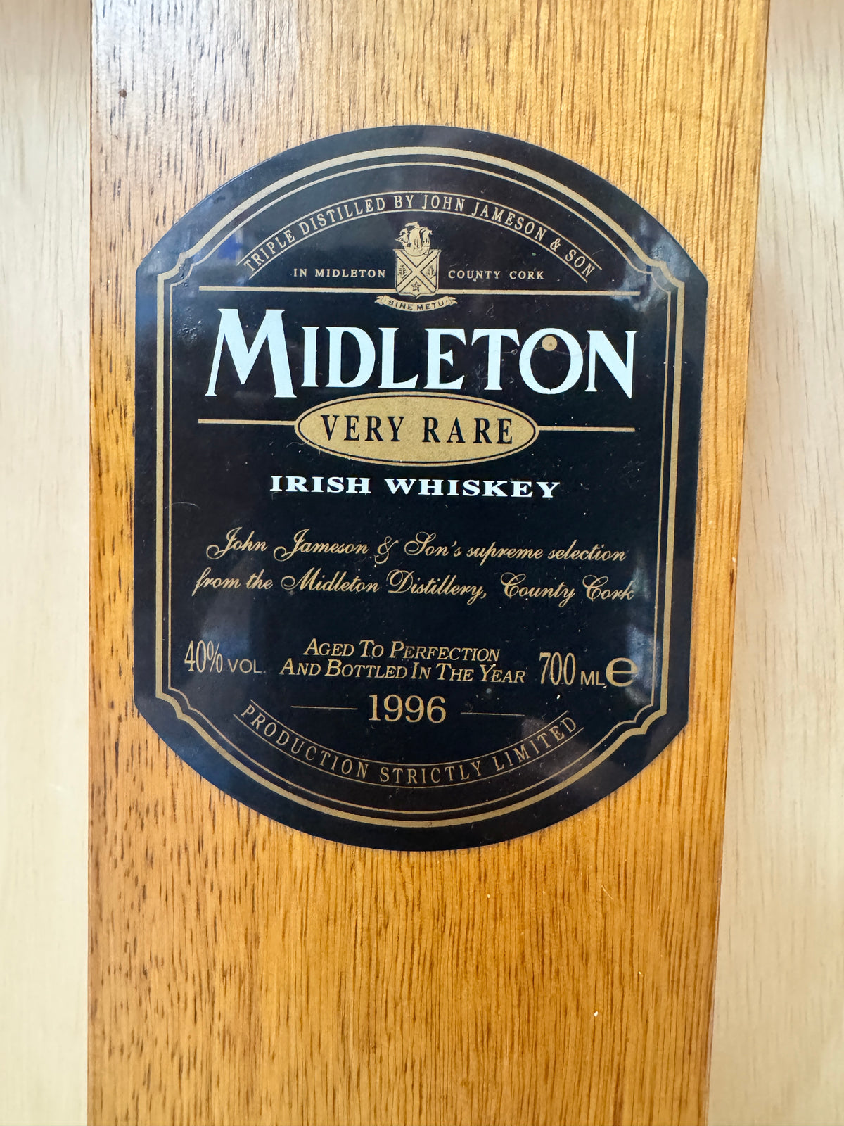 Midleton Very Rare Irish Whisky 1996, 700ml