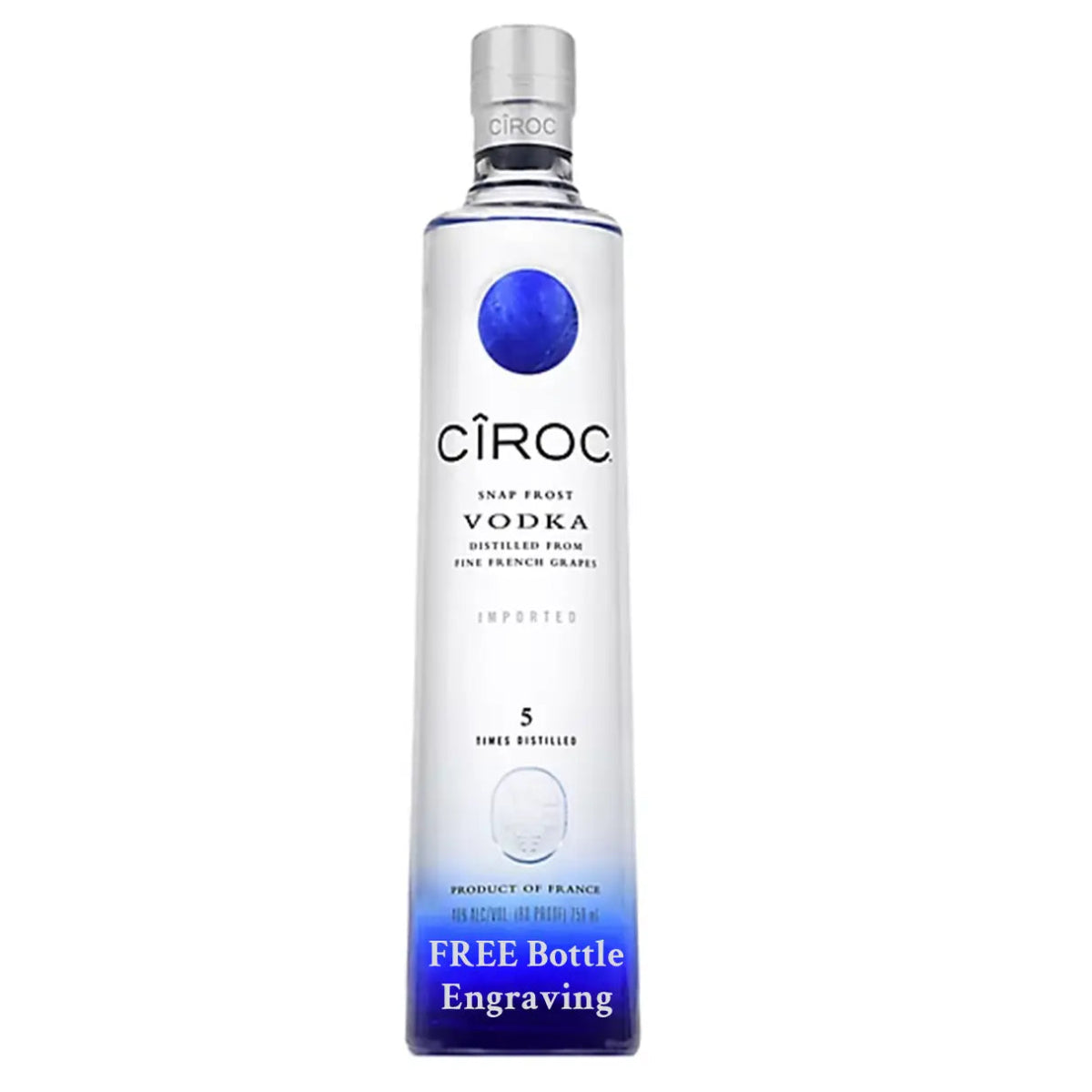 Ciroc Vodka 750ml (Perfect for Engraving) - Sip &amp; Say