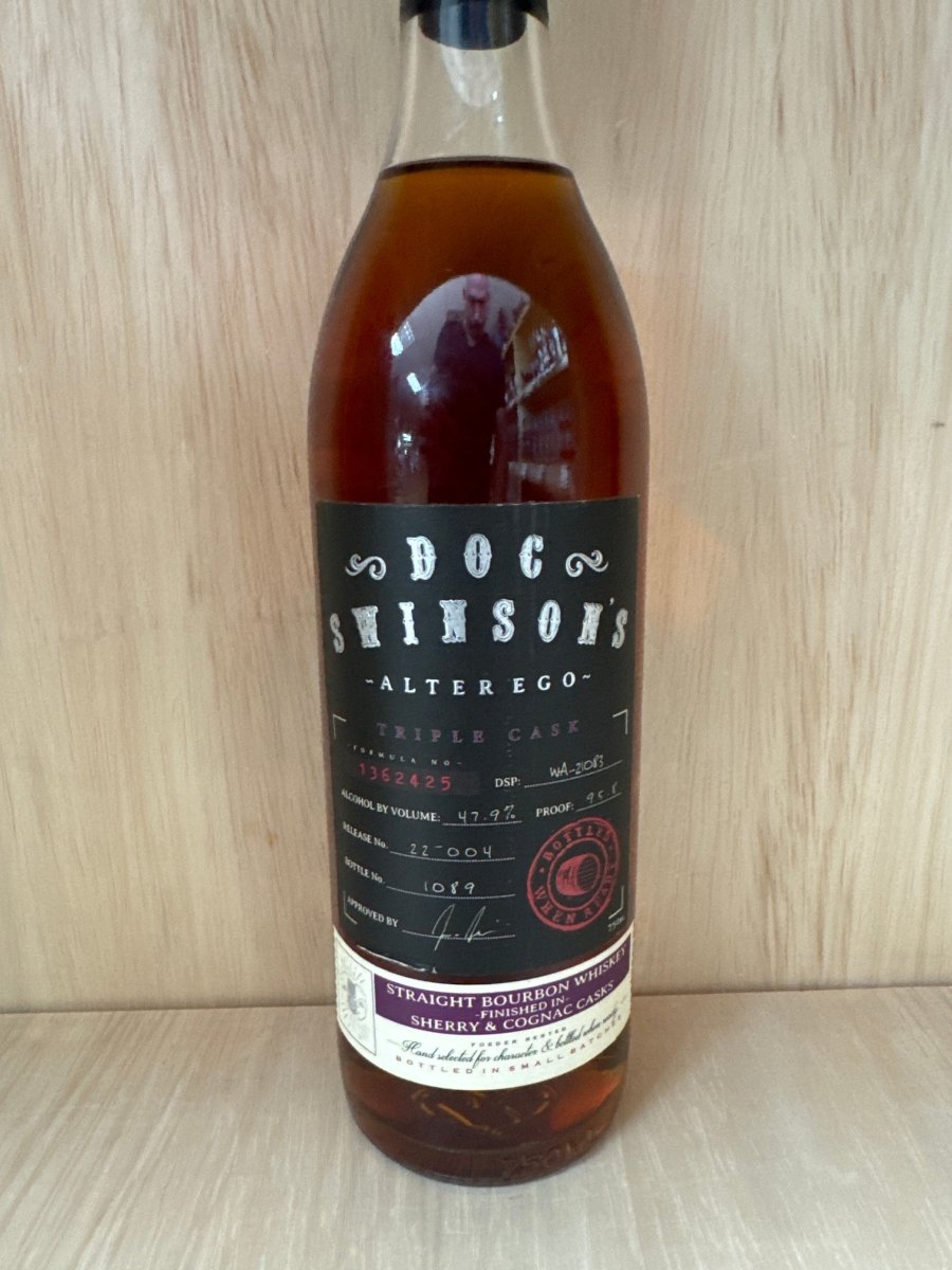 Doc Swinson&#39;s Alter Ego Sherry &amp; Cognac Cask Straight Bourbon 750ml (proof 95.8) - Sip &amp; Say