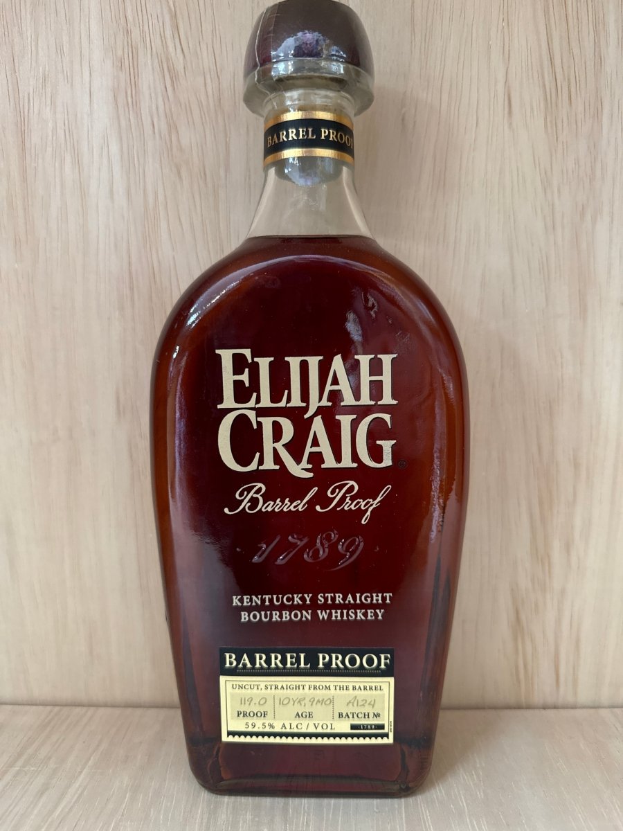 Elijah Craig 10 Year, 9 Month Old Barrel Proof Bourbon 750ml (Batch A124, 119 Proof) - Sip &amp; Say