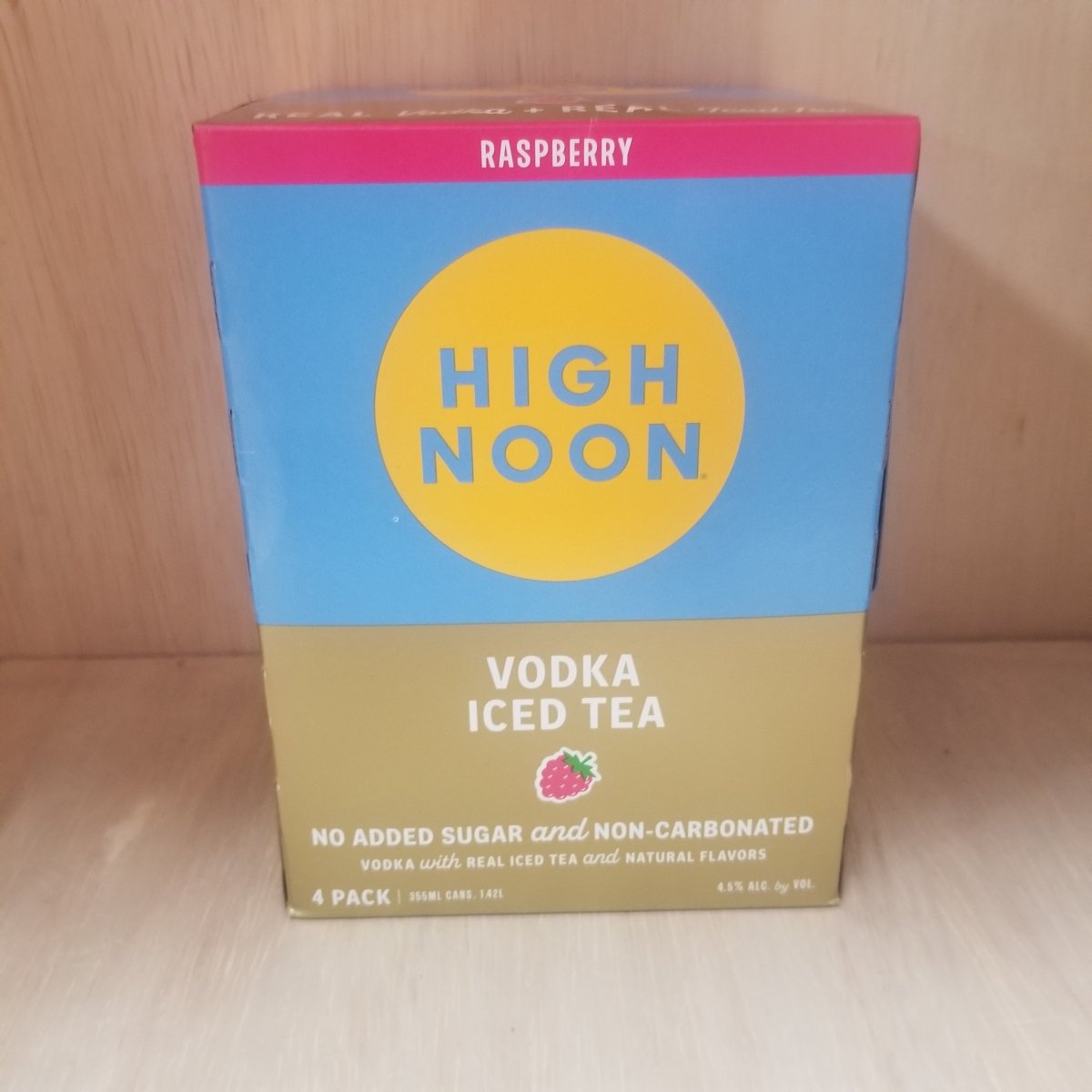 High Noon Vodka Hard Raspberry Tea 4 - Pack 355ml - Sip &amp; Say