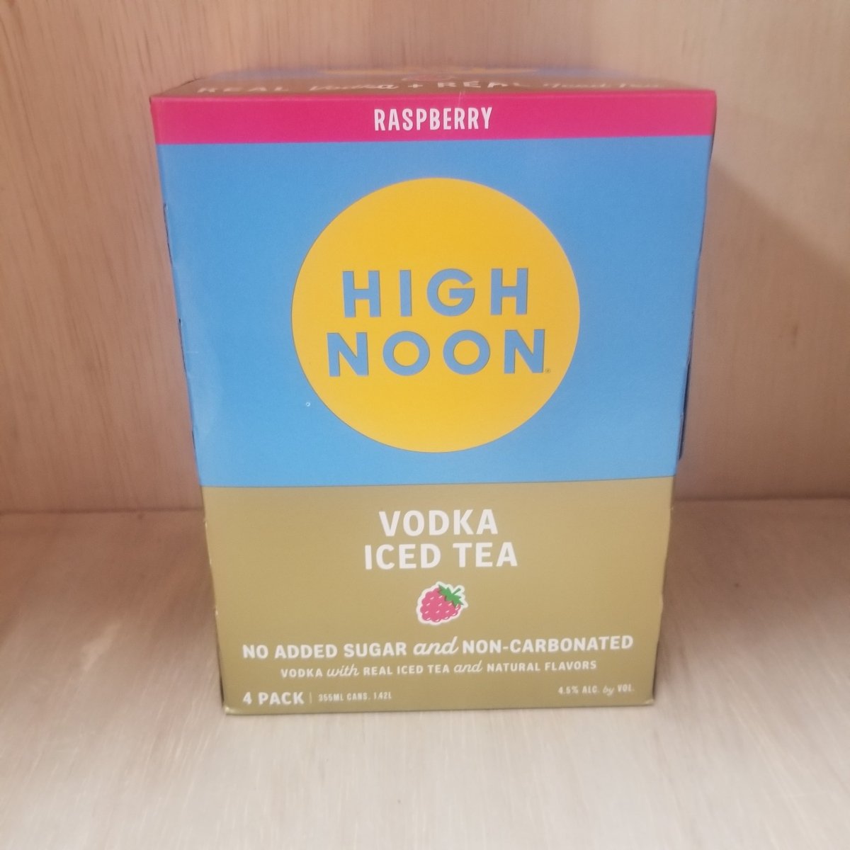 High Noon Vodka Hard Raspberry Tea 4-Pack 355ml - Sip & Say