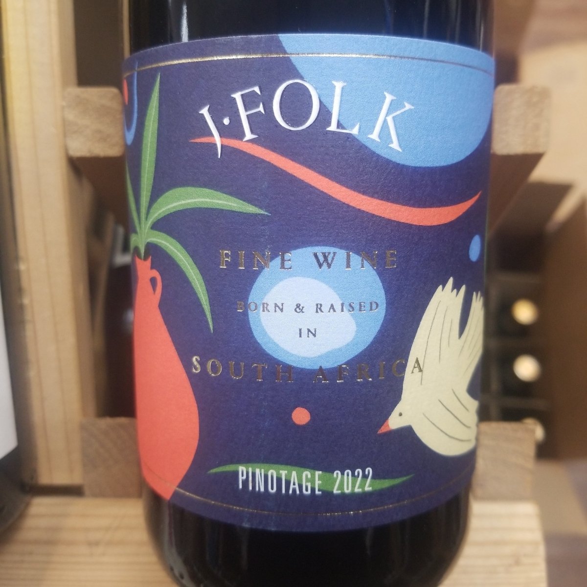 J Folk Pinotage 750ml (Kosher for Passover/Mevushal) - Sip &amp; Say