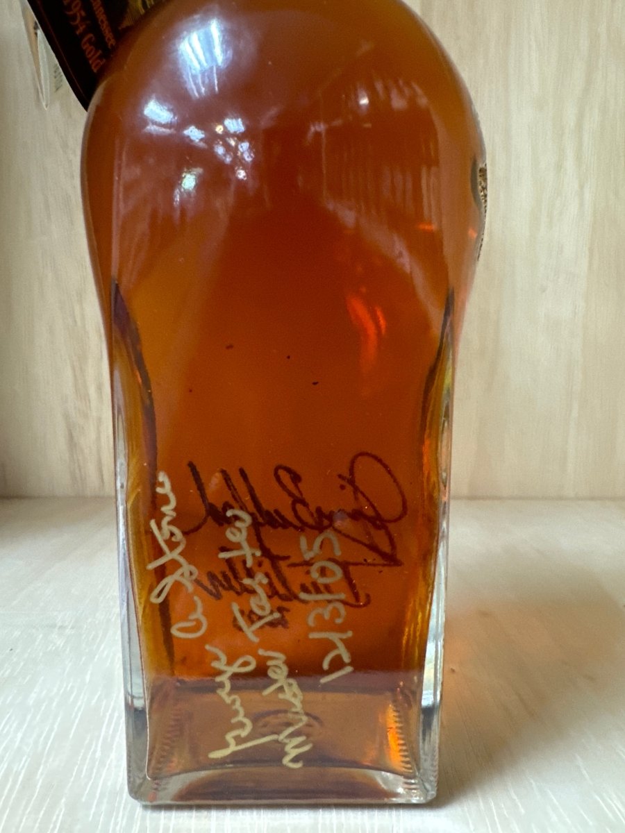 Jack Daniel&#39;s 1954 Gold Medal Series Tennessee Whiskey 750ml (Signed by Jimmy Bedford &amp; George Stone, #163104) - Sip &amp; Say