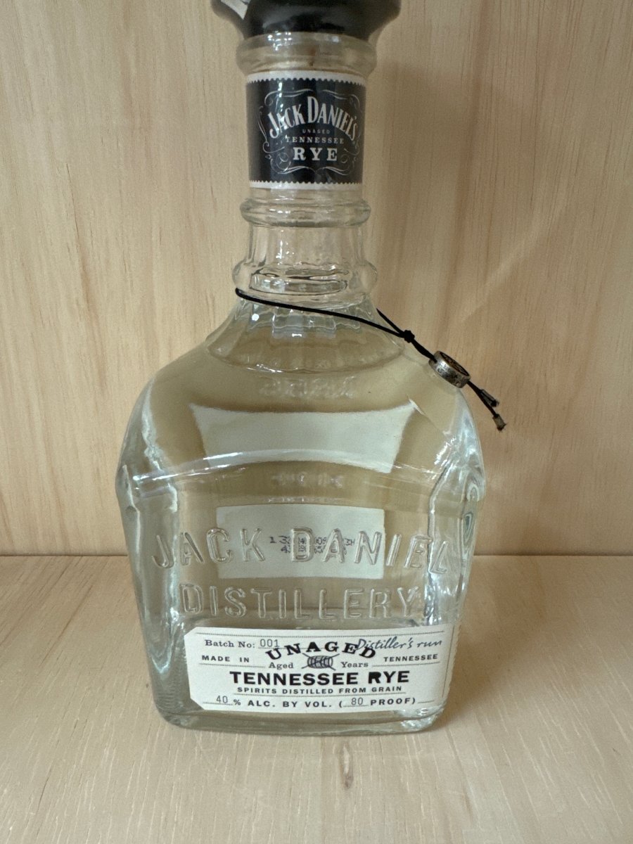 Jack Daniel's Unaged Tennessee Rye, 750ml (Batch 001) - Sip & Say