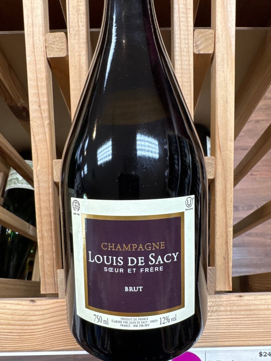 Louis De Sacy Champagne Brut 750ml (Kosher for Passover, Mevushal) - Sip &amp; Say