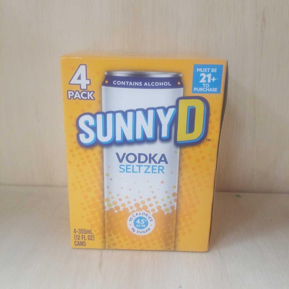 SunnyD Vodka Seltzer 4-Pack 250ml - Sip &amp; Say