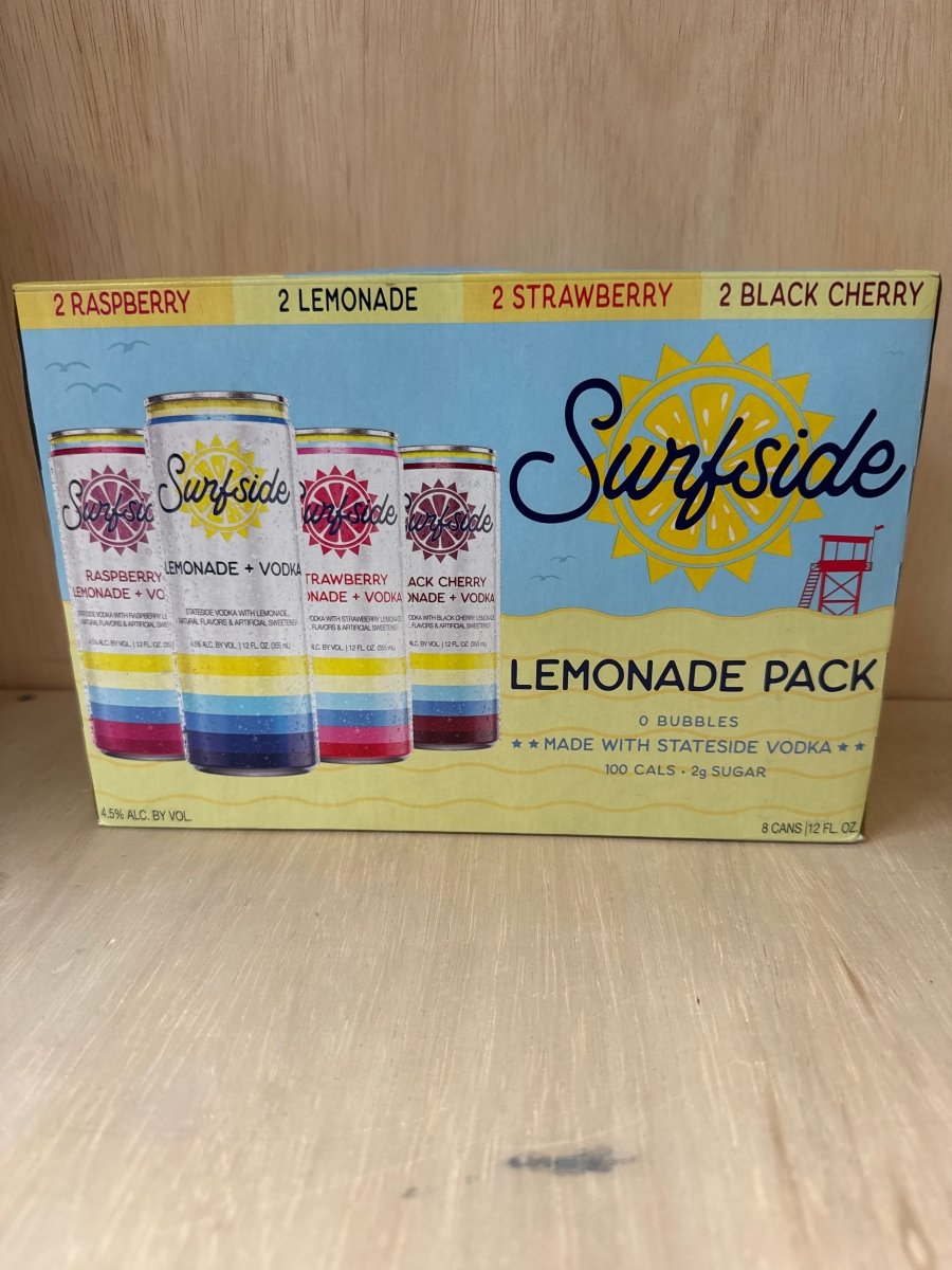 Surfside Vodka Lemonade Variety Case 8 x 12oz Cans - Sip &amp; Say