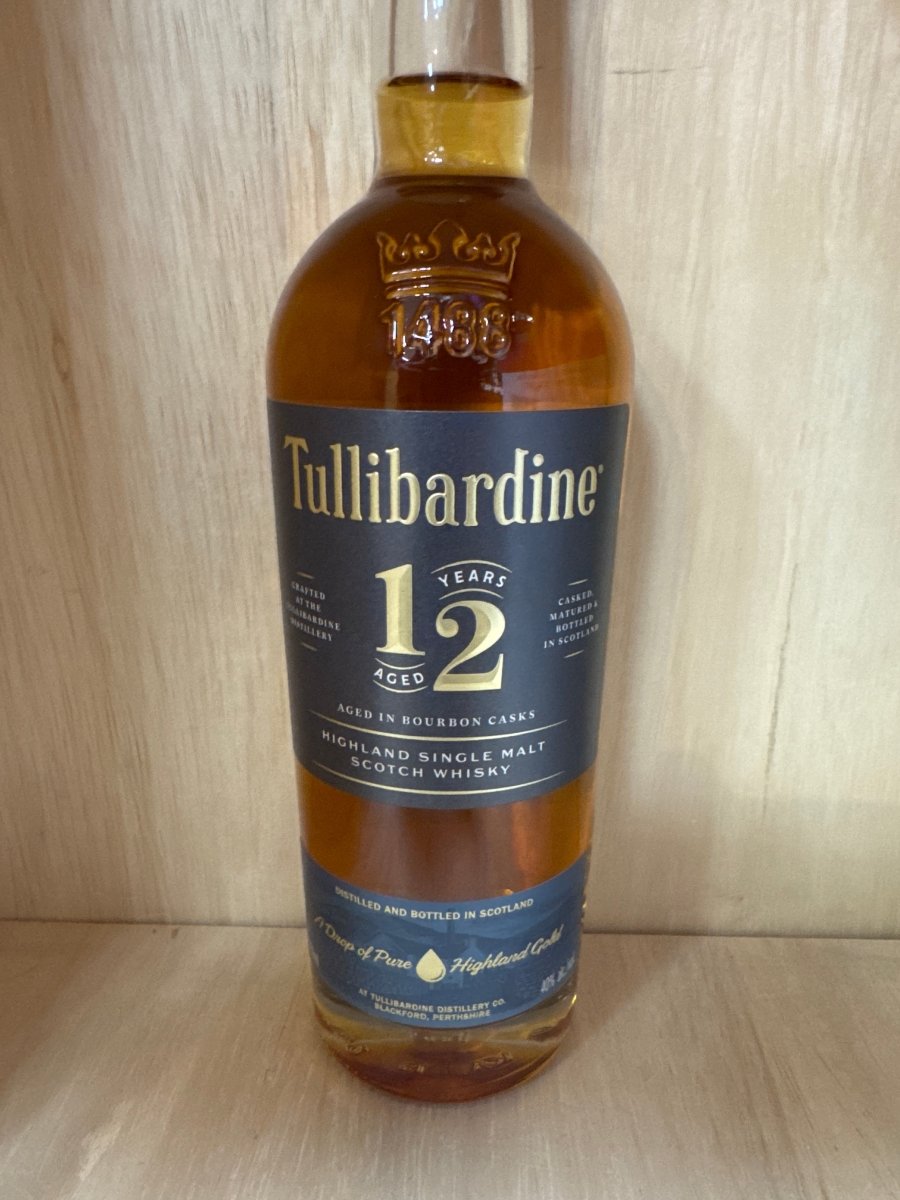 Tullibardine 12 Year Old Single Malt Scotch 750ml - Sip &amp; Say