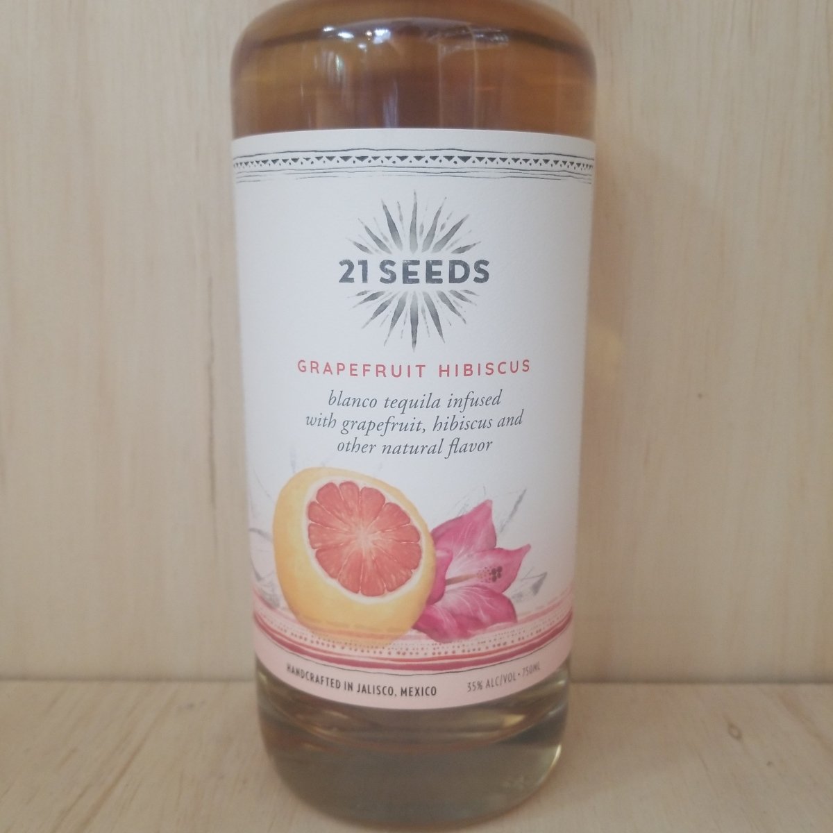21 Seeds Grapefruit Hibiscus Tequila 750ml - Sip & Say