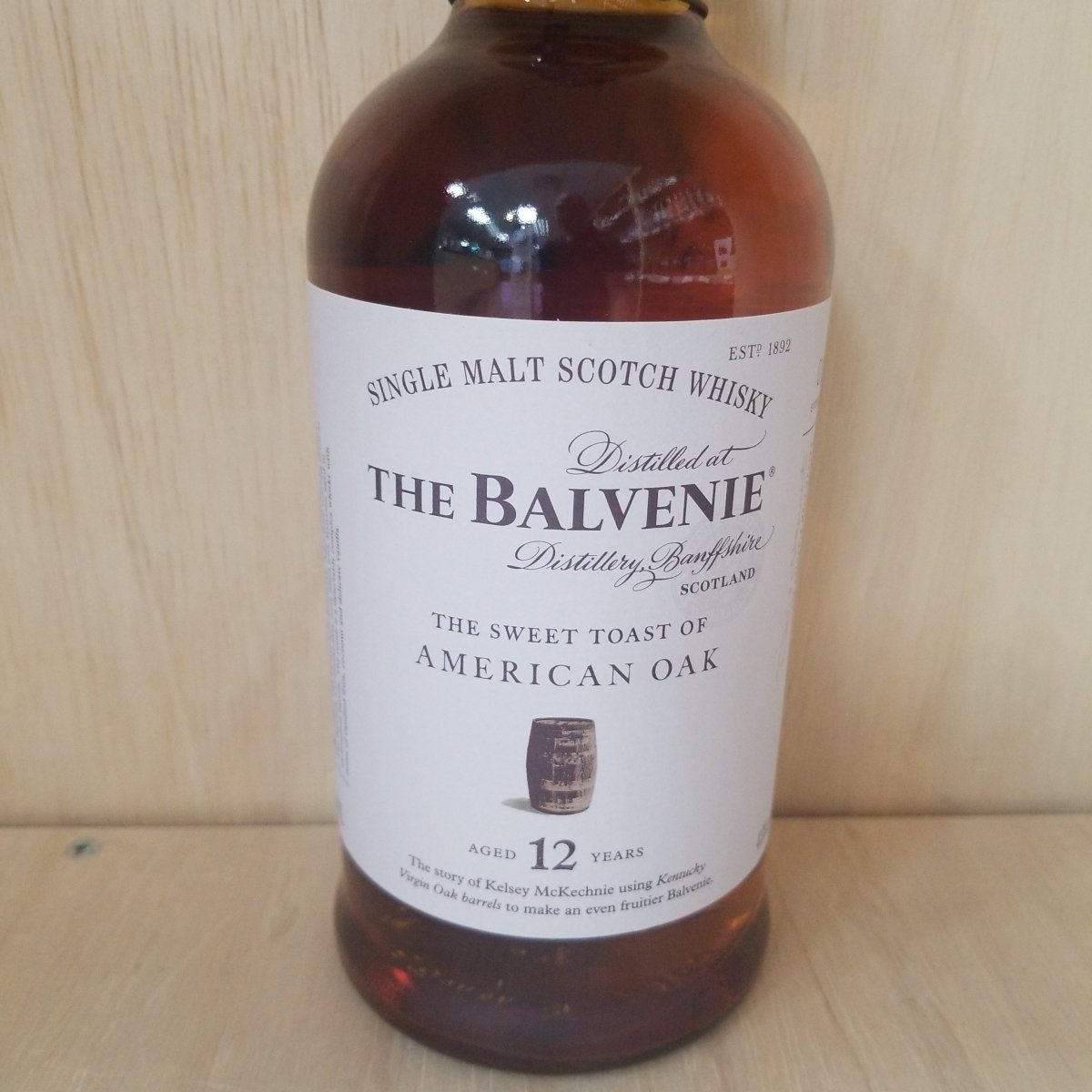 Balvenie 12 Year Old Sweet Toast of American Oak Single Malt Scotch 750ml - Sip &amp; Say