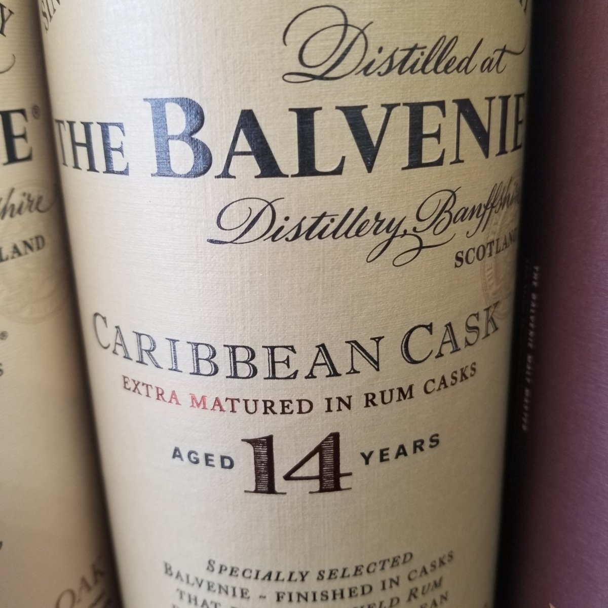 Balvenie 14 Year Old Caribbean Cask Single Malt Scotch 750ml - Sip &amp; Say