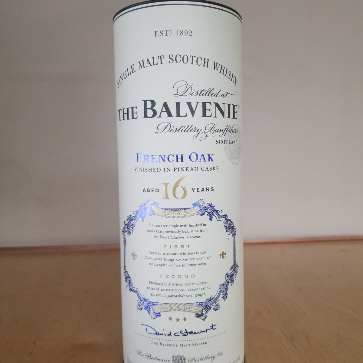 Balvenie 16 Year Old French Oak/Pineau Cask Single Malt Scotch 750ml - Sip & Say