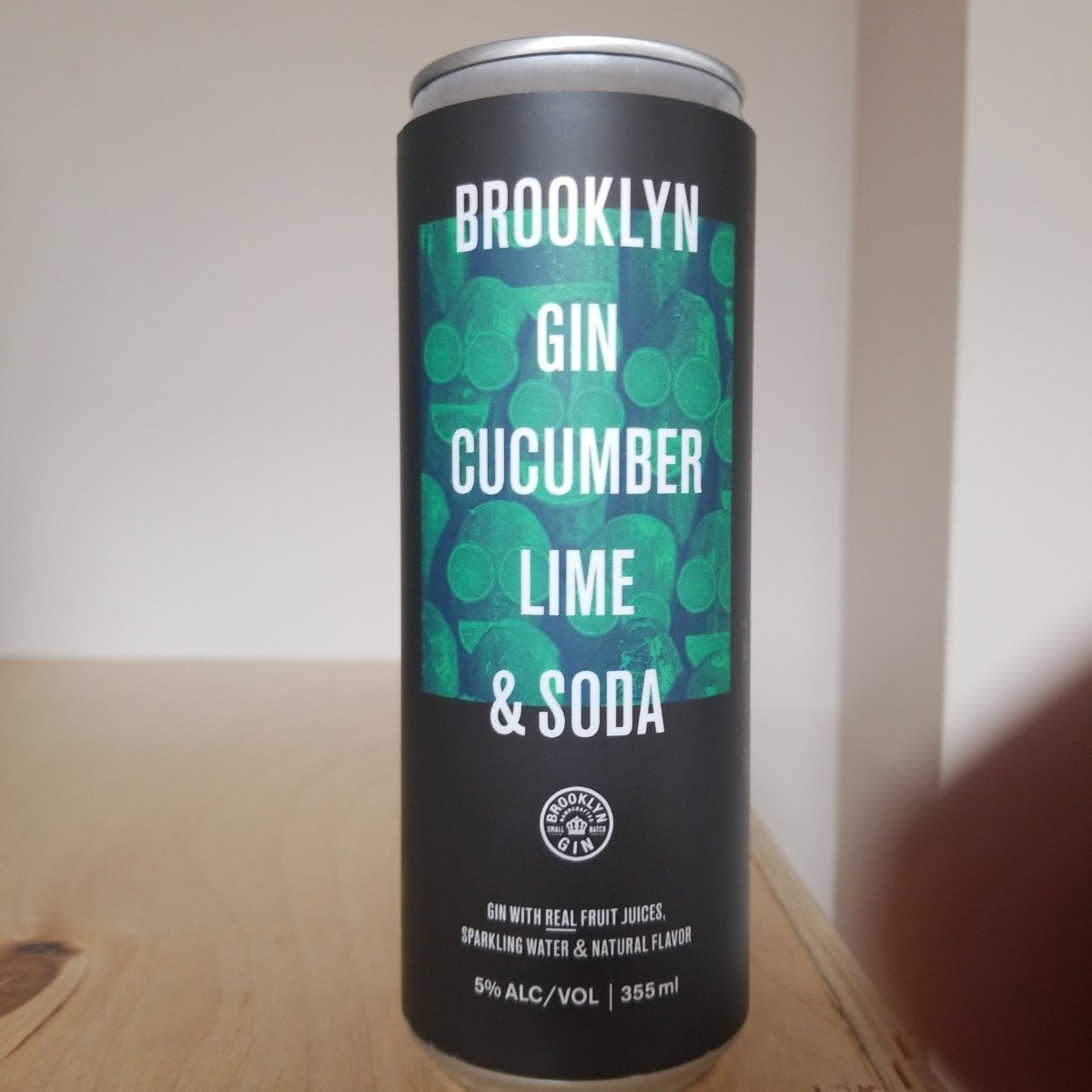 Brooklyn Gin & Cucumber Lime Soda 355ml (Gluten Free) - Sip & Say